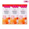 メニコン エピカ スマートクリーン 300mL 3箱セット ＜Menicon epica Smart clean／ソフトコンタクトレンズ用ケア用品／つけ置き6時間以上／過酸化水素タイプ／カラコンにも＞