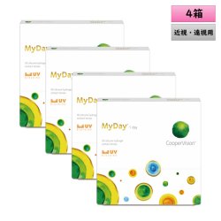 画像1: クーパービジョン マイデイ ワンデー 90枚入 4箱セット（左右2箱ずつ） ＜CooperVision MyDay／1日使い捨てタイプ＞